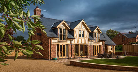 Self Built Oak Frame House, Wales