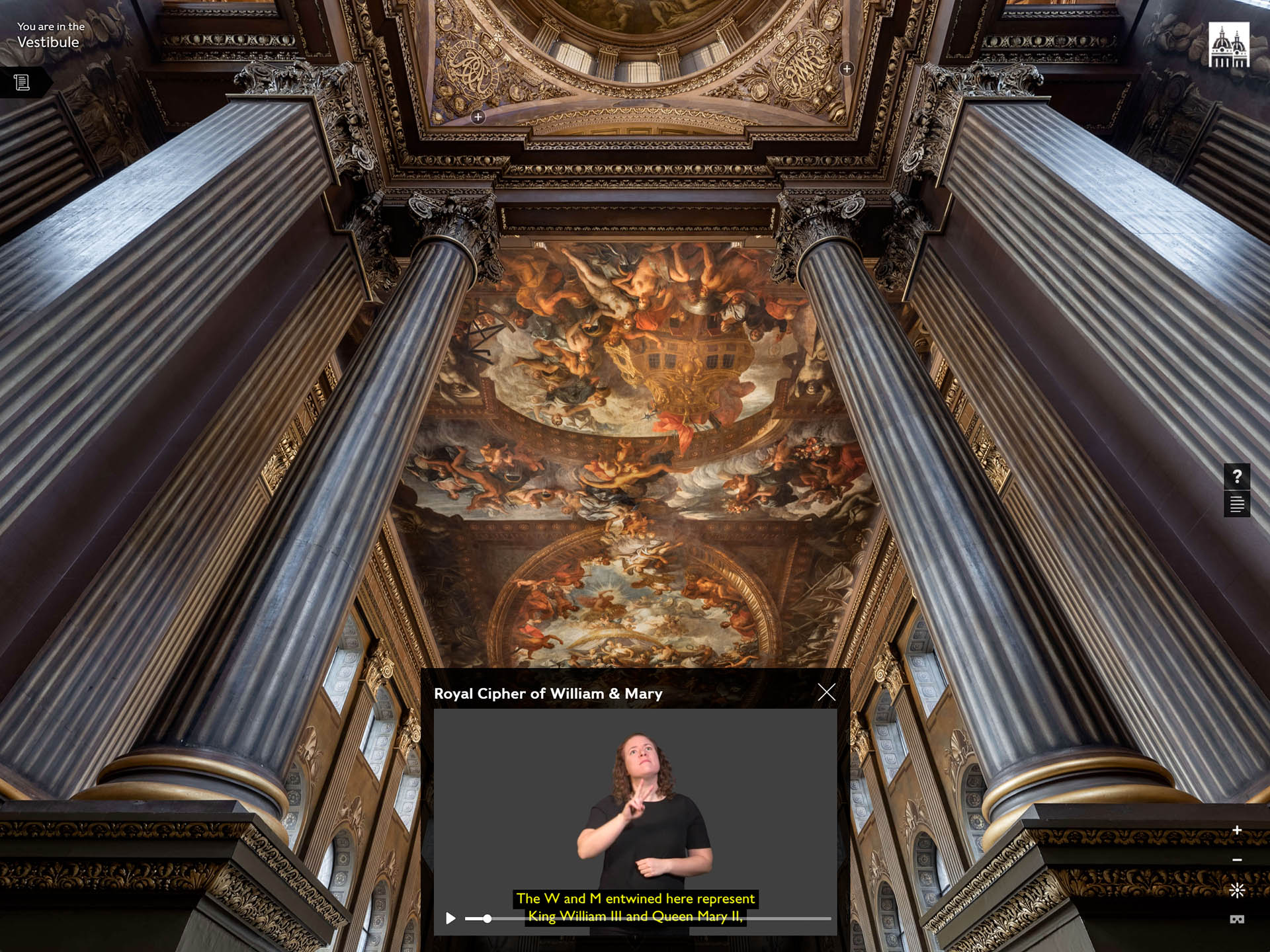 The Painted Hall Virtual Tour
