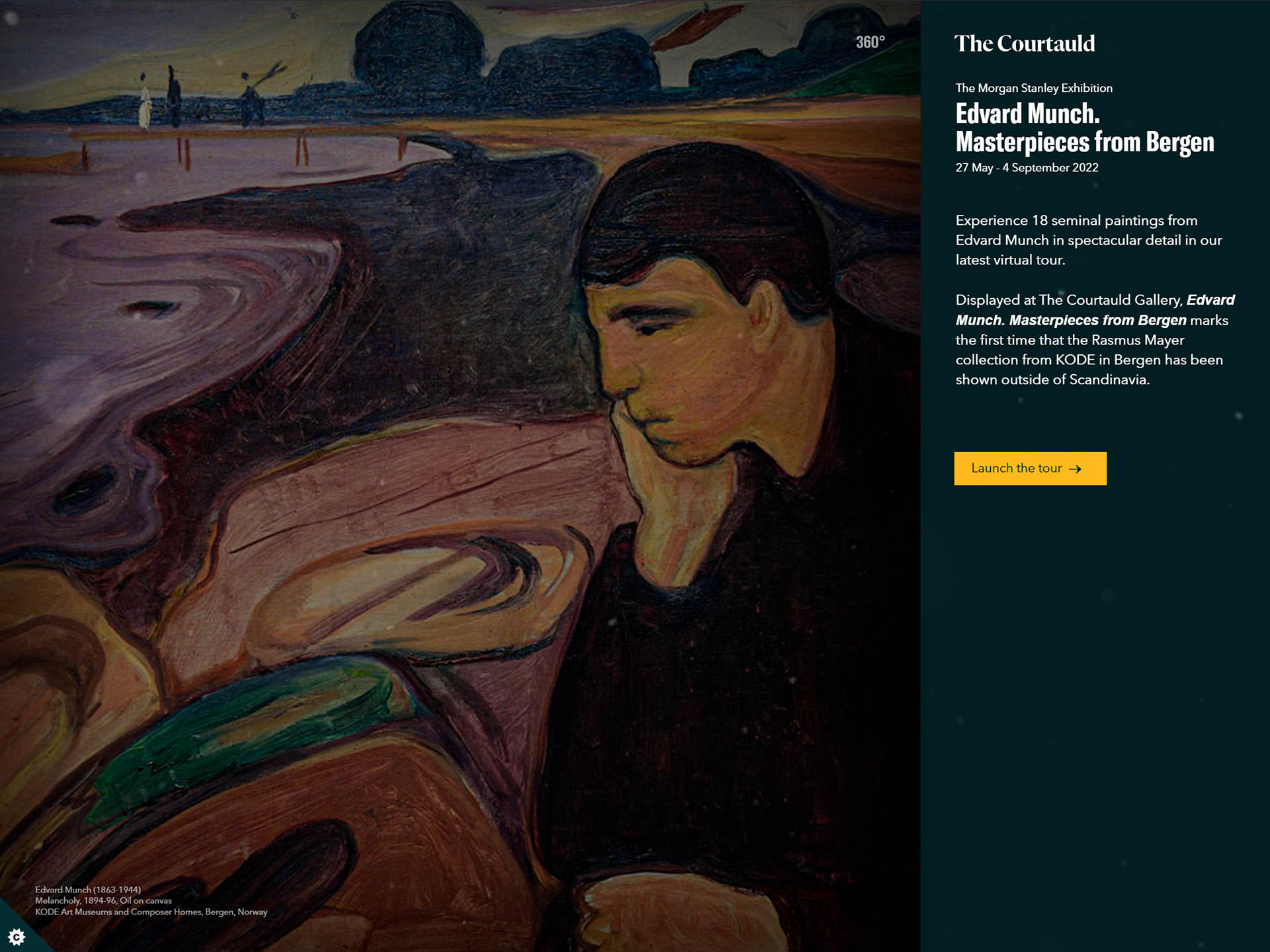 Edvard Munch Masterpieces from Bergen at The Courtauld