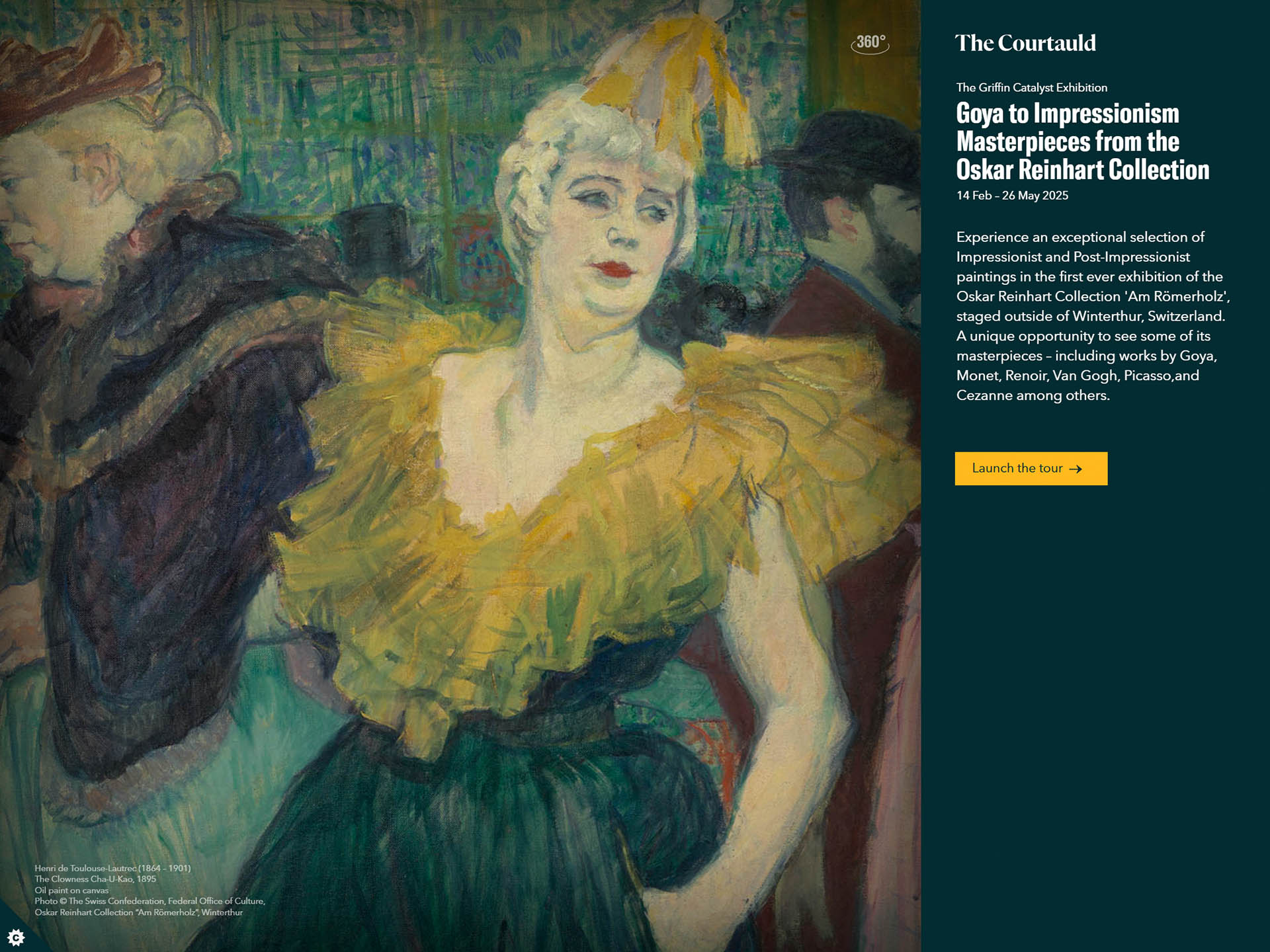 Goya to Impressionism, Masterpieces from Reinhart Collection at The Courtauld