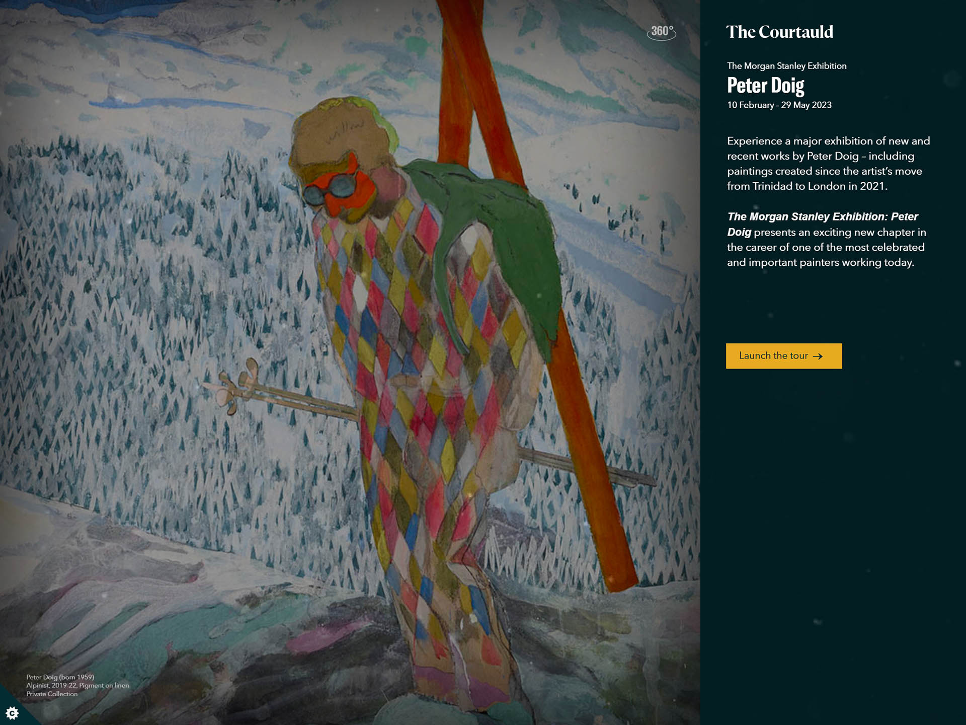 Peter Doig Special Exhibition at The Courtauld