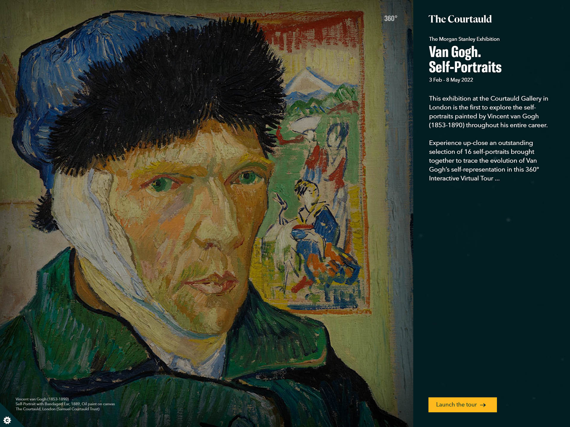 Van Gogh Self-Portraits Special Exhibition at The Courtauld
