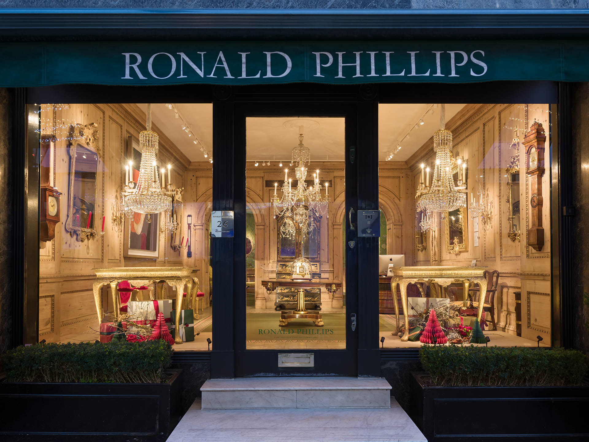 Ronald Phillips Antique Furniture Showroom
