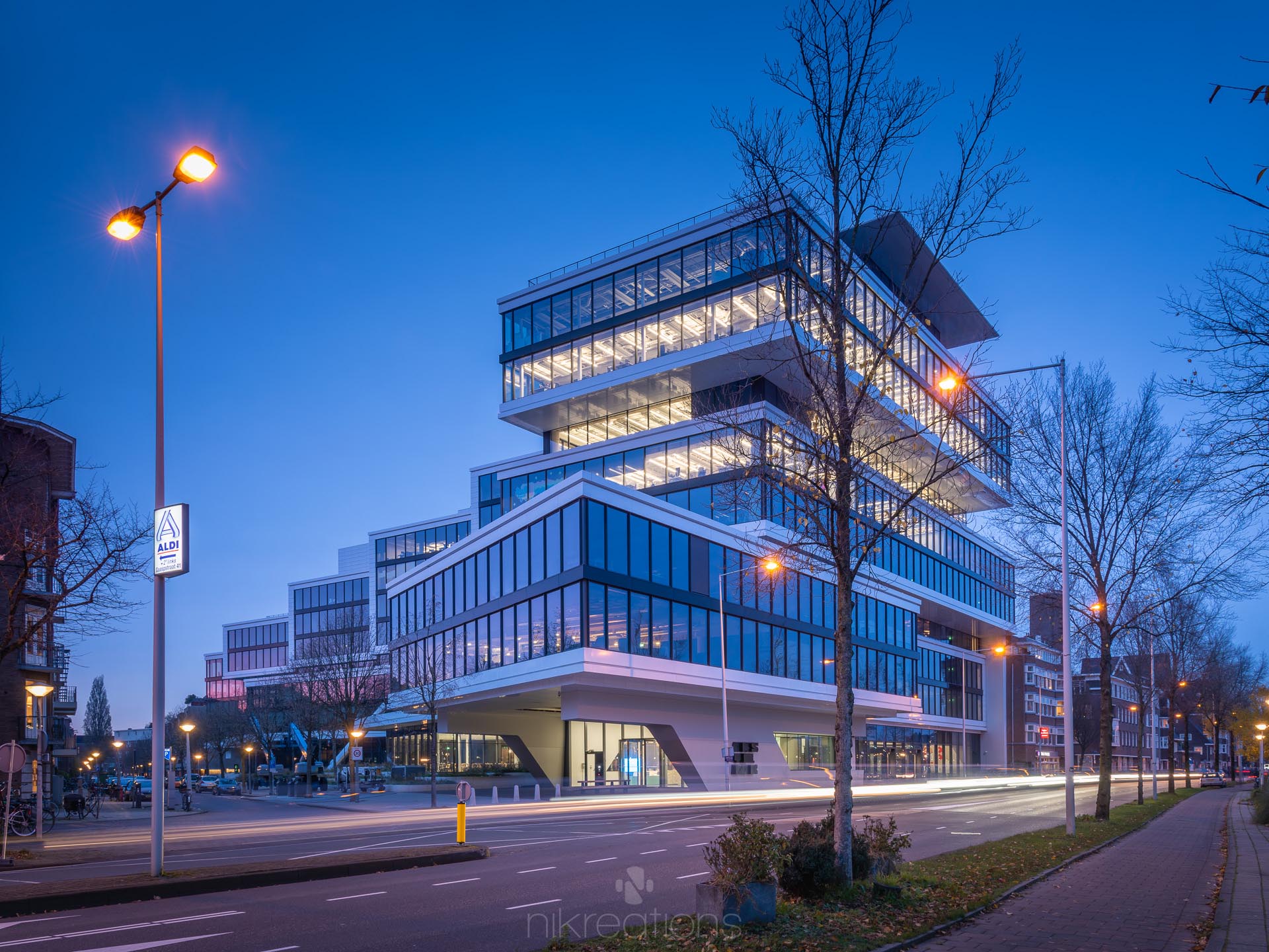 Renovated Amsteldok building, Amsterdam