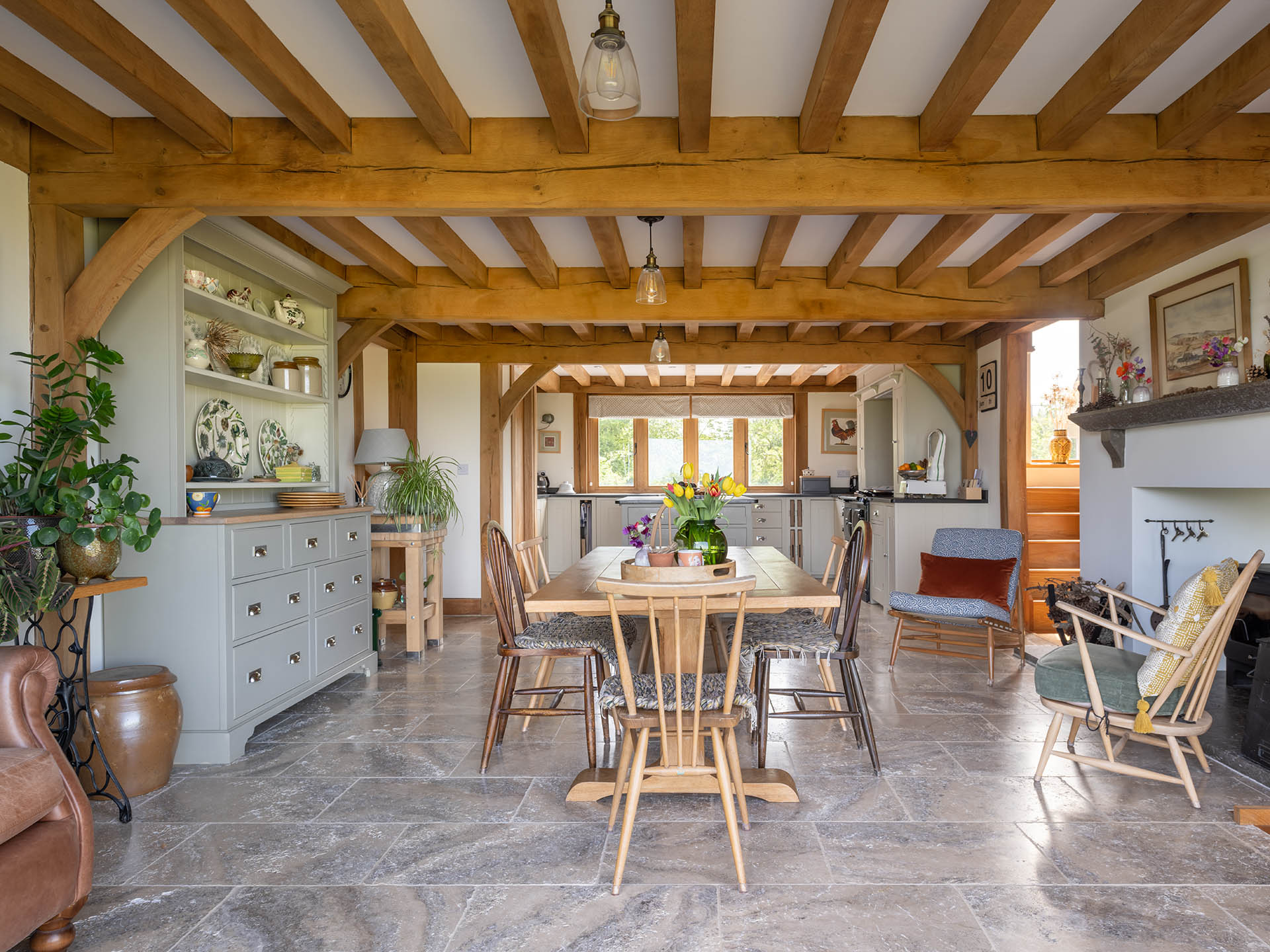 Kitchen Dining in a Self Built House