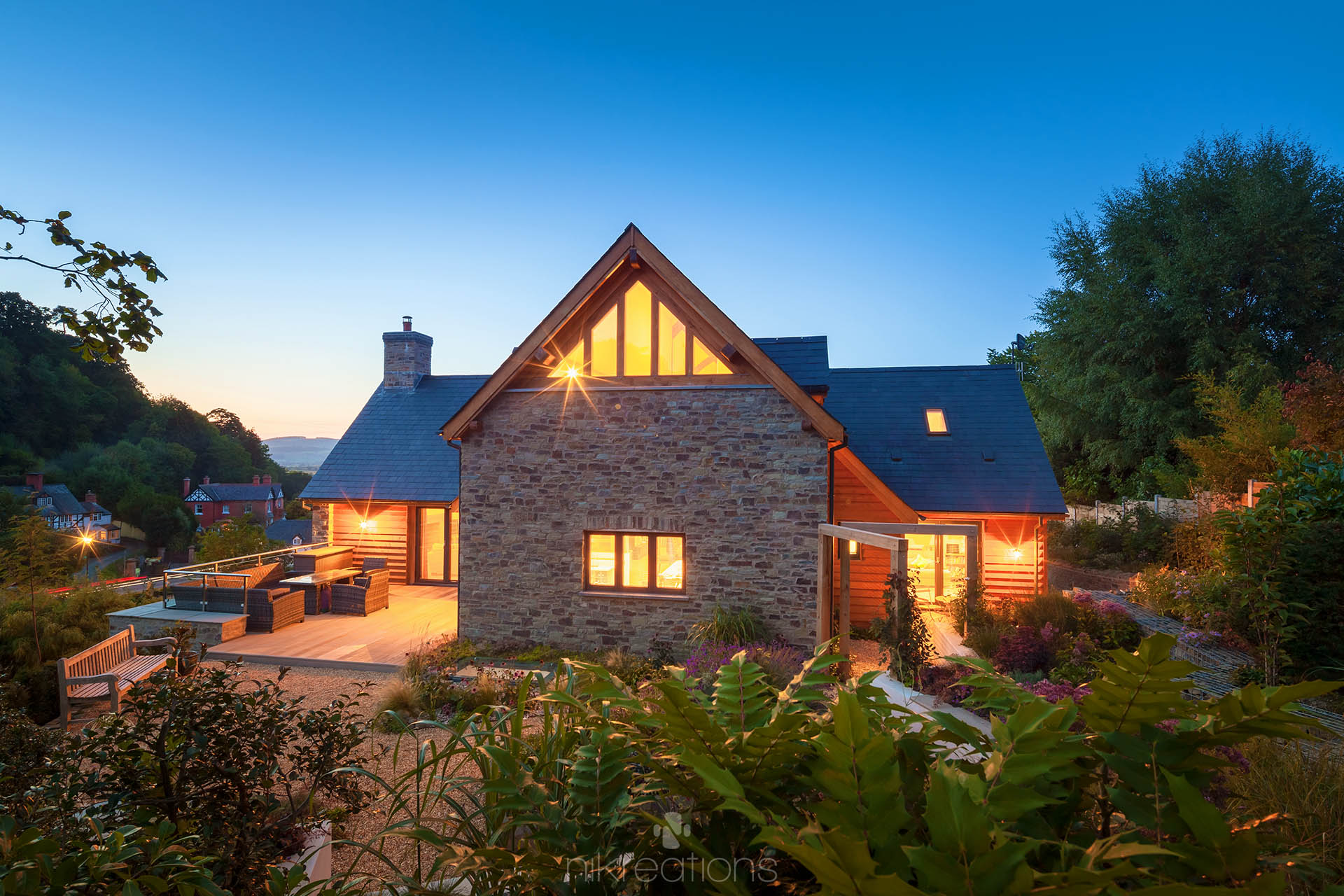 Self-Built Cottage by Welsh Oak Frame
