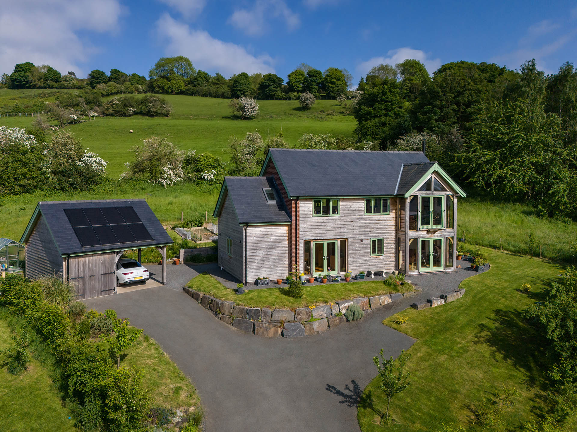Self Built House Aerial Video