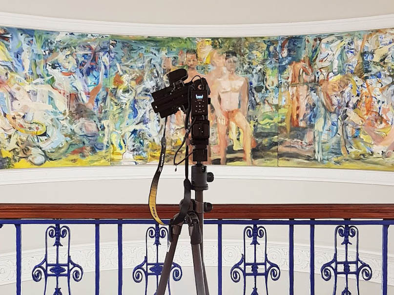 Robotic panoramic head set up for 360° capture in the Courtauld Gallery