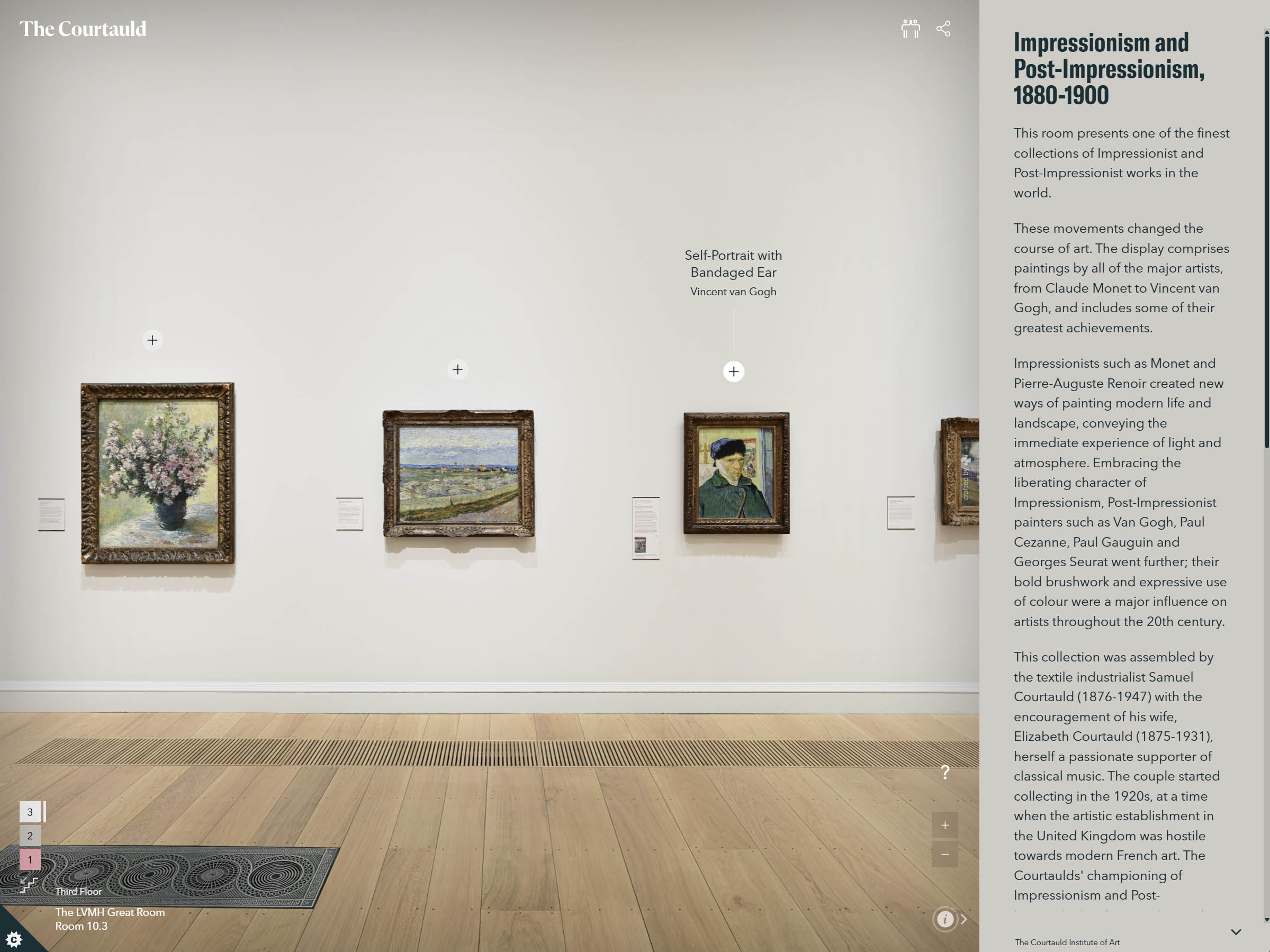 Smooth Deep Zoom with Artwork Detail Clarity